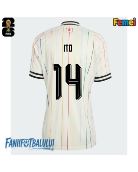 Japonia Junya Ito #14 Echipament de Fotbal Replică Mondial 2026 Femei Deplasare